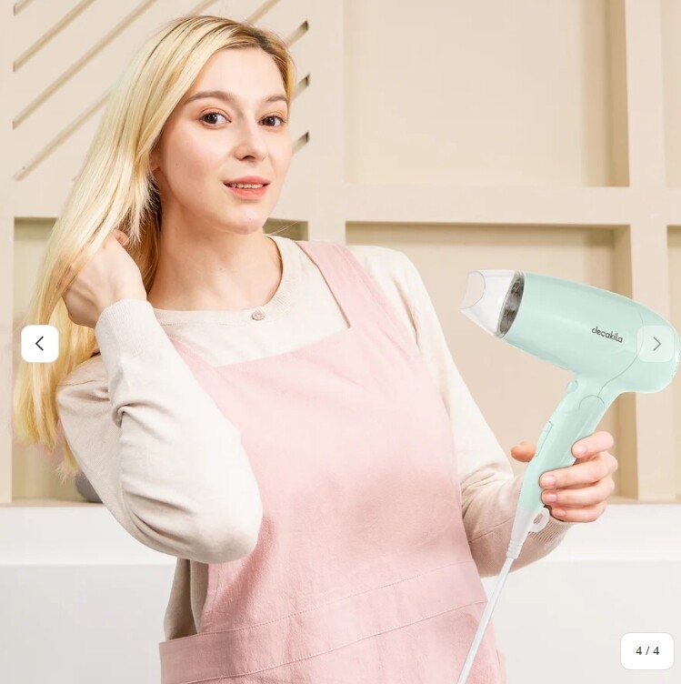 Decakila Hair Dryer 1600W - KEHS007W - Goodluck Africa