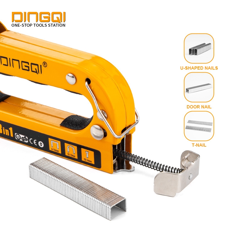 DingQi High Quality Eco-friendly Air Heavy Duty Manual Staple Gun