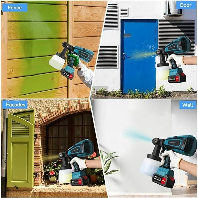 product_image_name-Oks-Pulvérisateur de peinture électrique sans fil,compatible avec la batterie,1000ML-5