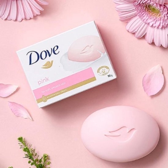 Savon Dove - Pink 4x90gr - 12 pièces - Pack économique - Savon pour les  mains | bol