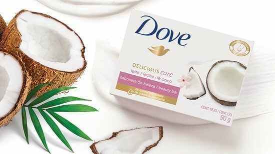 Savon Dove aux pétales de coco et de jasmin - 8 x 90 grammes | bol