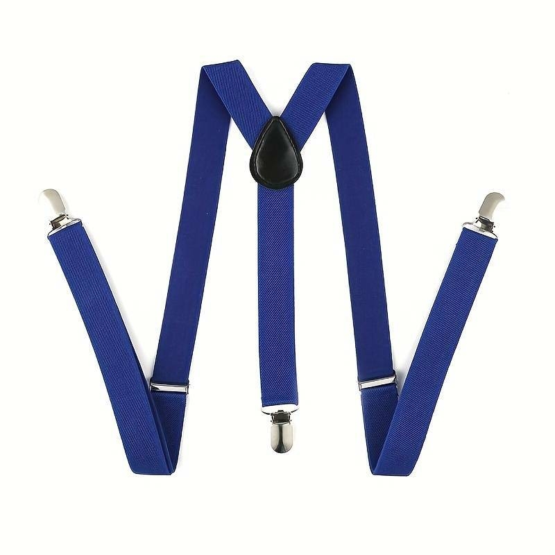 Sangle élastique de couleur unie à la mode pour hommes, bretelles en forme de Y pour hommes, choix idéal pour les cadeaux détails 6
