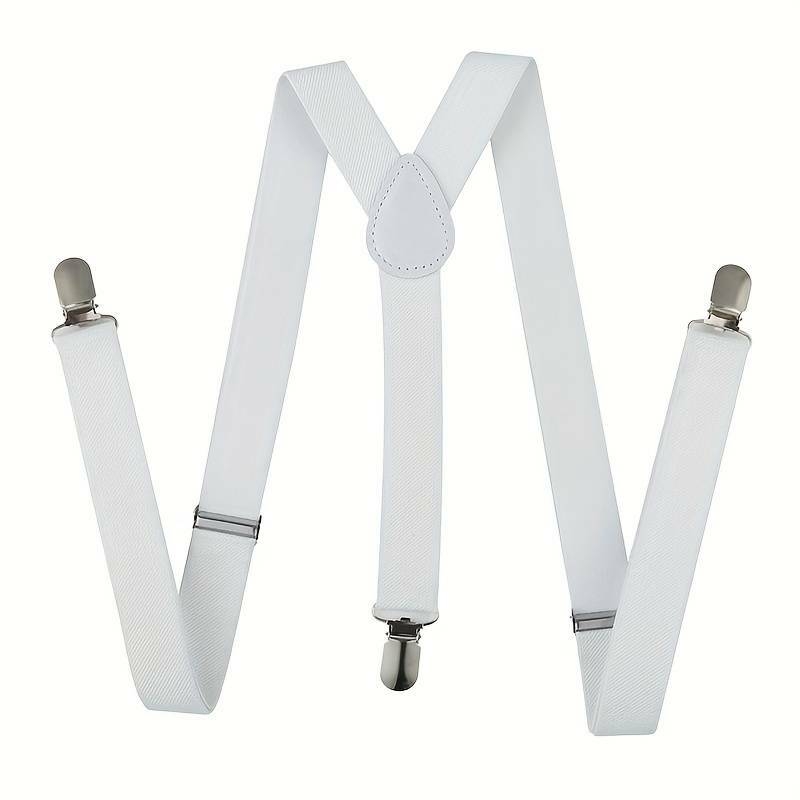 Sangle élastique de couleur unie à la mode pour hommes, bretelles en forme de Y pour hommes, choix idéal pour les cadeaux détails 2