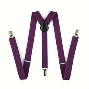 Sangle élastique de couleur unie à la mode pour hommes, bretelles en forme de Y pour hommes, choix idéal pour les cadeaux détails 8