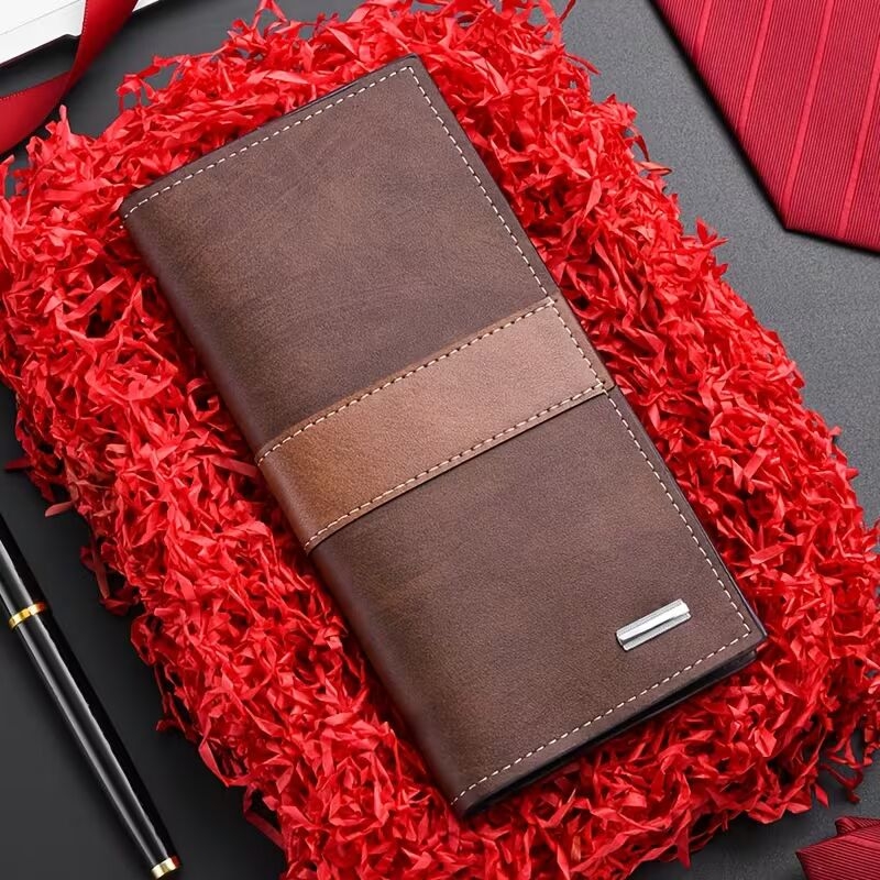 stylish long wallet for men suitable for daily commuting with 11 card slots and a compartment for documents for women as a fashionable coin purse and travel document holder a wallet wallet for men Product details 3