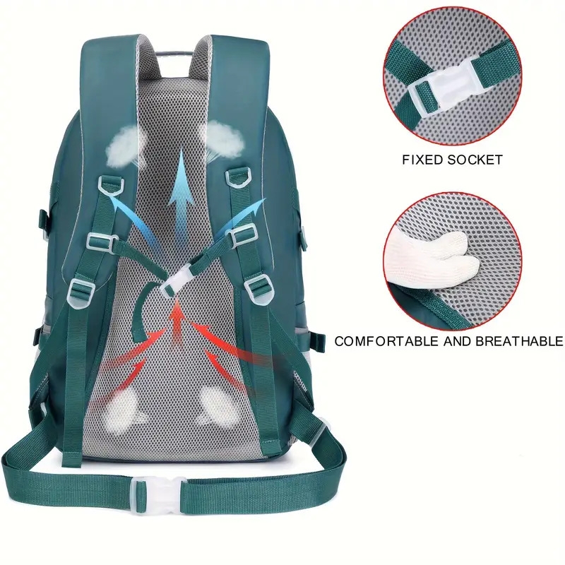 backpack large capacity sports camping backpack laptop backpack for men and women with shoe storage school bags easter valentines gifts 5