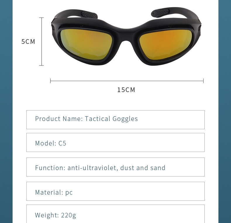 射击眼镜夜视眼镜清晰级男士偏光战术太阳镜清晰护目镜