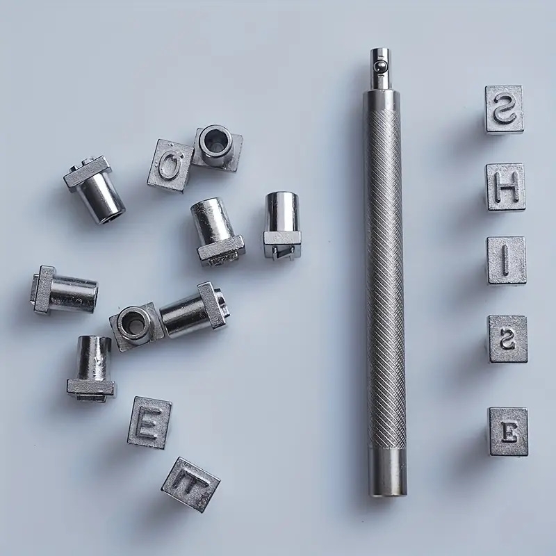 leather stamping kit stamp punch set alphabet letter number stampers tools diy leather craft carving   making tools Product details 1