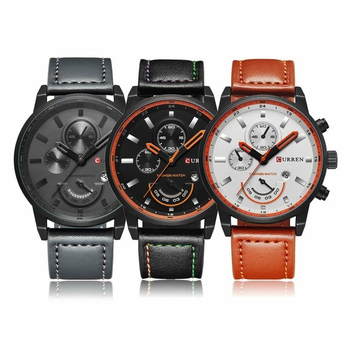 product_image_name-Curren-New Brand Fashion Quartz Men Watch PU Leather W/-8
