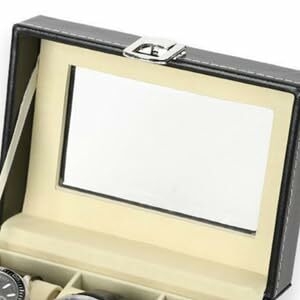 watch box boxes case cases pu leather single slot wristwatches smart watch women men travel display 