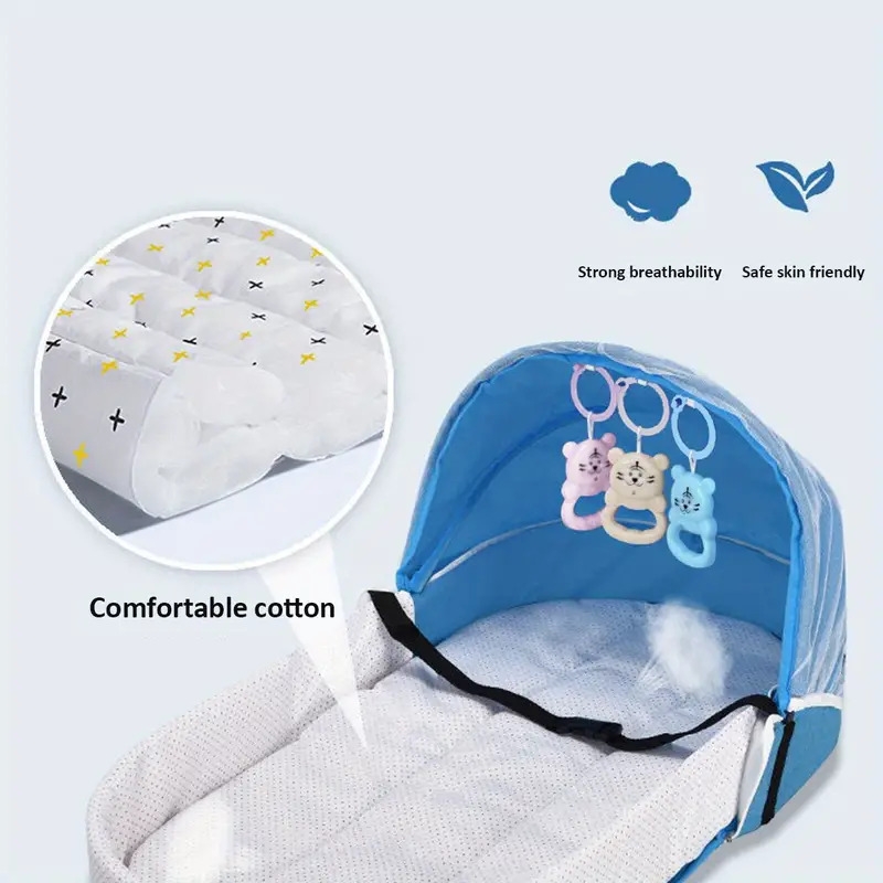 1pc portable backpack multi functional mommy bag folding bag comfortable and breathable details 2