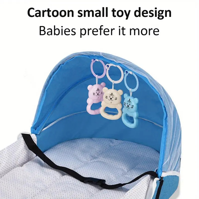 1pc portable backpack multi functional mommy bag folding bag comfortable and breathable details 3