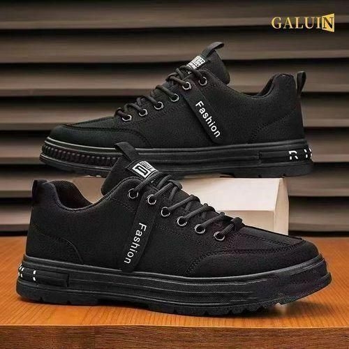 product_image_name-Fashion-2024 Mens Casual Board Shoes Running Sneakers - Black-1