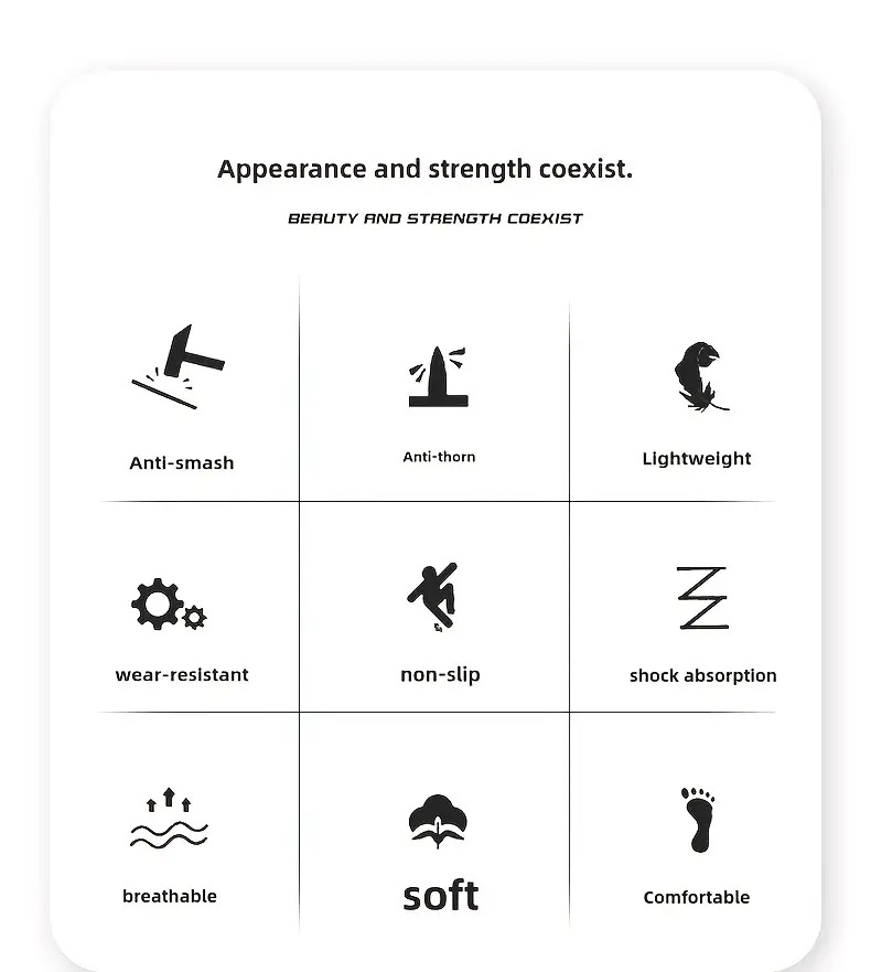 男女通用钢头鞋,复合材料安全鞋,坚固耐用的安全鞋,轻便钢头运动鞋,防滑防刺穿,气垫透气,适合工业建筑工作的鞋子 商品详情 2