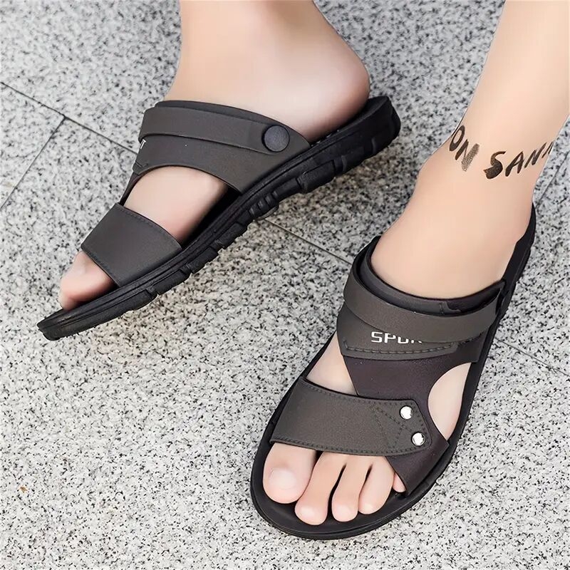 男士大码情侣户外两用拖鞋，户外运动，防滑软底驾驶鞋，沙滩露趾拖鞋 商品详情 7