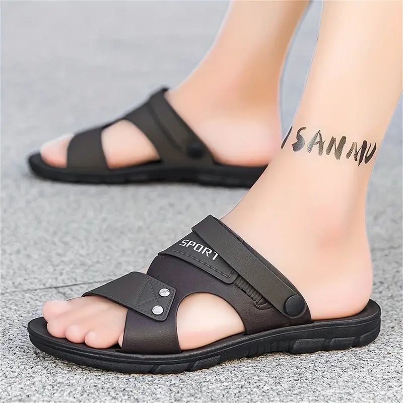 男士大码情侣户外两用拖鞋，户外运动，防滑软底驾驶鞋，沙滩露趾拖鞋 商品详情 8