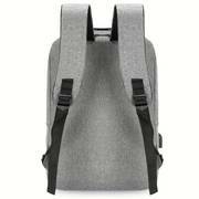 3pcs/set Großer Kapazitätsrucksack, Preppy College Schule Business Daypack, Outdoor-Sport-Reise-Brusttasche & Geldbörse Details 3