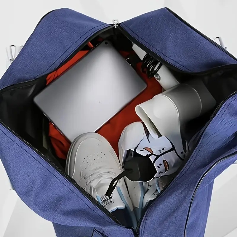 大容量拉杆包短途登机包男女旅行折叠收纳袋带轮子时尚拉杆软包 商品详情 3