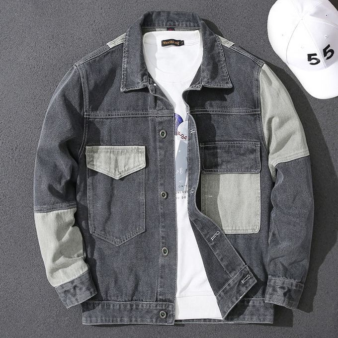 product_image_name-Fashion-Men's Casual Button Down Denim Jacket Classic Jean Coat-1