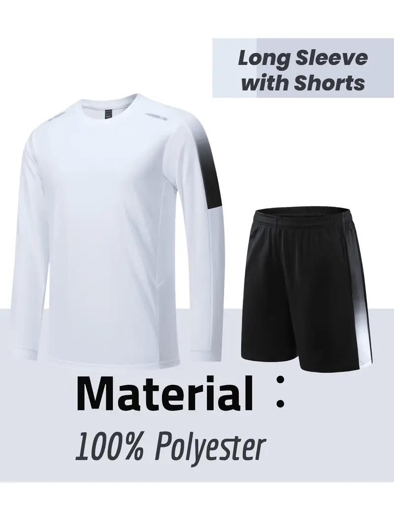 mens sportswear 3pcs set stylish soft  able breathable and quick drying suitable for     such as basketball football and running allows you to fully     of sports fathers day gift 4