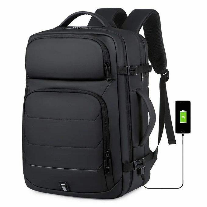 product_image_name-Generic-Expandable Backpacks USB Charging Port 17 inch Laptop Bag Waterproof Business National Flag Travel Bag-1