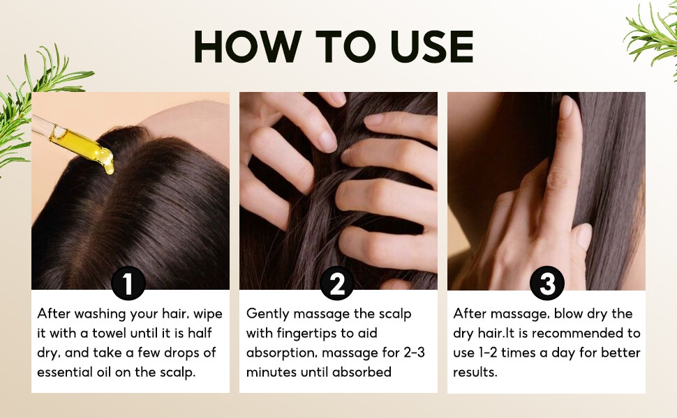 huile pour la croissance des cheveux