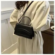 女士时尚白色人造皮革单肩包，带可调节肩带，磁性闭合和时尚手柄 - 适合休闲和正式场合，休闲钱包 - 最小主义设计 - 耐用手柄，单肩包 详情 6