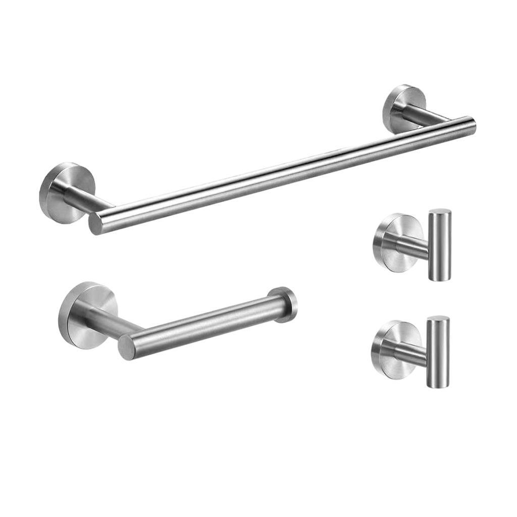 Bathroom accessories set, towel rail made of stainless steel