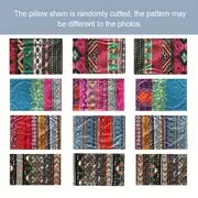 2 3pcs bohemian   bedding set twin full queen king   polyester breathable sanded fabric machine washable active printing     woven bed sheet and pillowcase set details 8