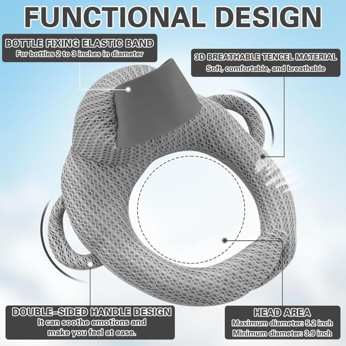 Generic Bottle Holder Feeding Pillow, Breathable Adjustable Nursing - image 2