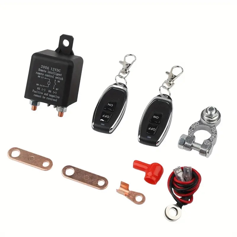 12v遥控电池断电开关，升级版汽车防盗负极切断开关，适用于卡车和房车 商品详情 5