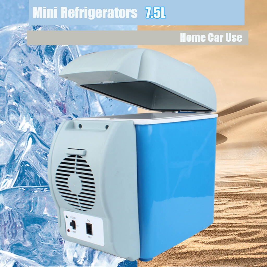 7.5L Mini Car Fridge Refrigerator Electric Freezer Warmer Auto Compressor