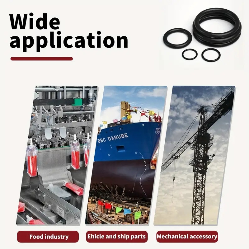 255pcs   rings kit 18 size metric nbr washer gasket sealing assortment kit for plumbing faucet automotive air or gas connections   repair with storage box Product details 4