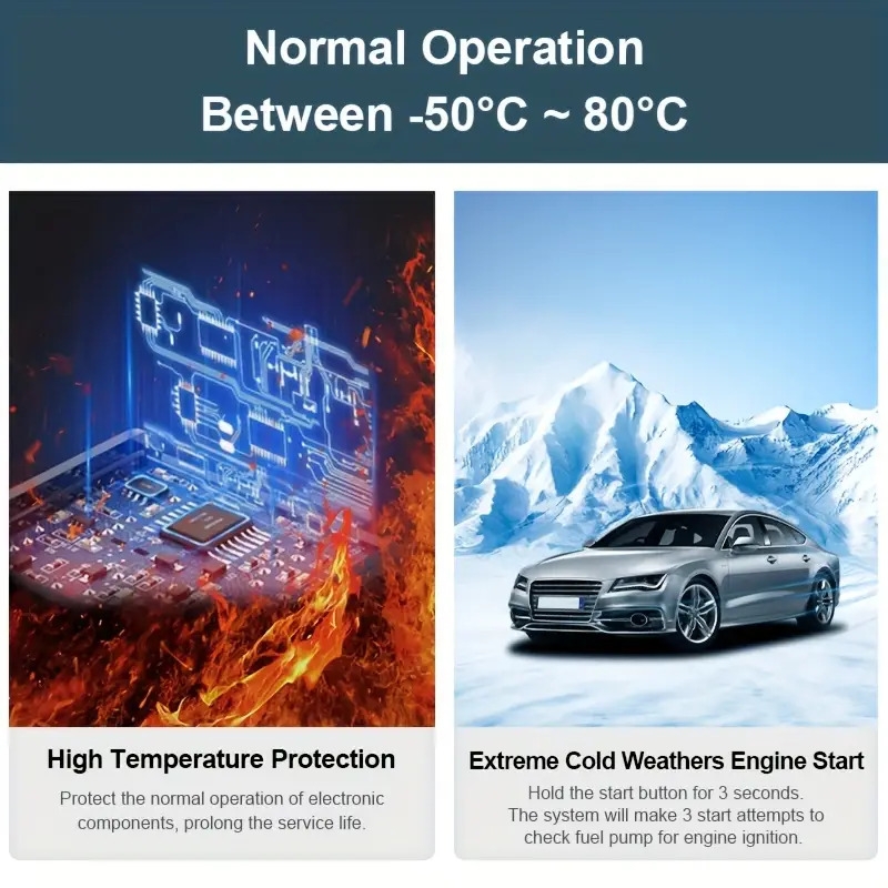 汽车报警启动停止按钮引擎rfid无钥匙进入系统按钮遥控启动停止自动, 车辆安全系统,远程启动控制,现代汽车配件,紧凑设计,精密工程,高品质按钮,发动机启动开关,科技达人驾驶者,车辆所有者 商品详情 2