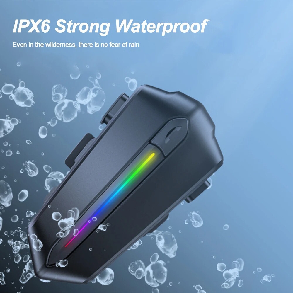 C5S无线5.3头盔耳机内置麦克风HIFI立体声头盔耳机适用于其他摩托车配件