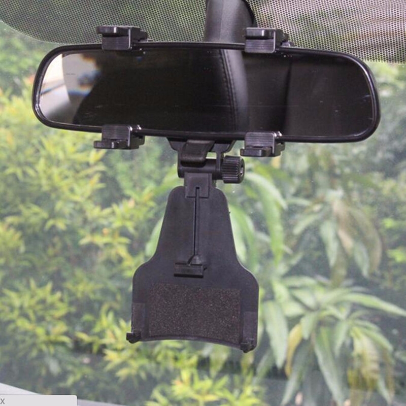 Support universel de téléphone de voiture 360 ​​degrés de support de miroir de vue arrière d'échafaudage d'Automobiales