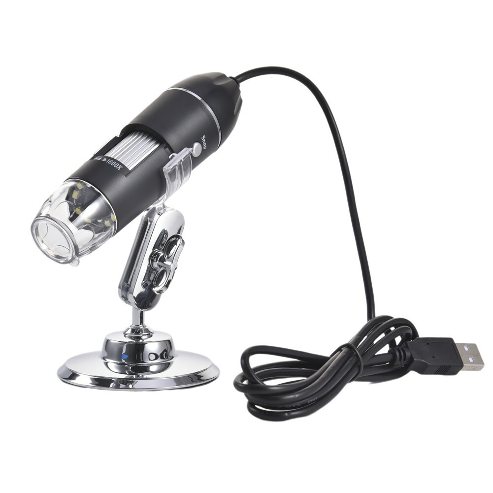 Détails du Caméra De Microscope Numérique 1600X, 3 En 1, USB Type-C, Microscope  électronique Portable Pour La Soudure