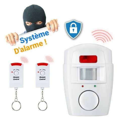 Mini Système D'alarme Avec Détecteur De Mouvement Et 2 Télécommandes - Prix  en Algérie - Jumia DZ