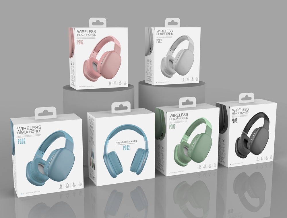 Écouteur sans fil Pg02 casque supra-auriculaire meilleure qualité écouteur sans fil écouteur sans fil casque Max casque