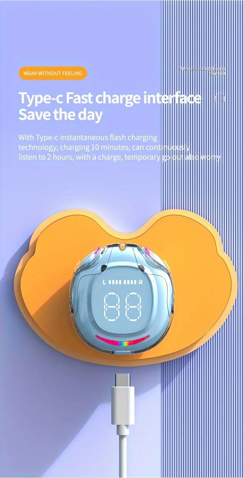   2025   écouteurs   fil tws -   véritablement   fil inégalée pour un confort   et un son hifi avec basses  ,   stéréo hd acc et - idéal pour android et iphone, idéal pour les amateurs de sport et de musique ! détails 5