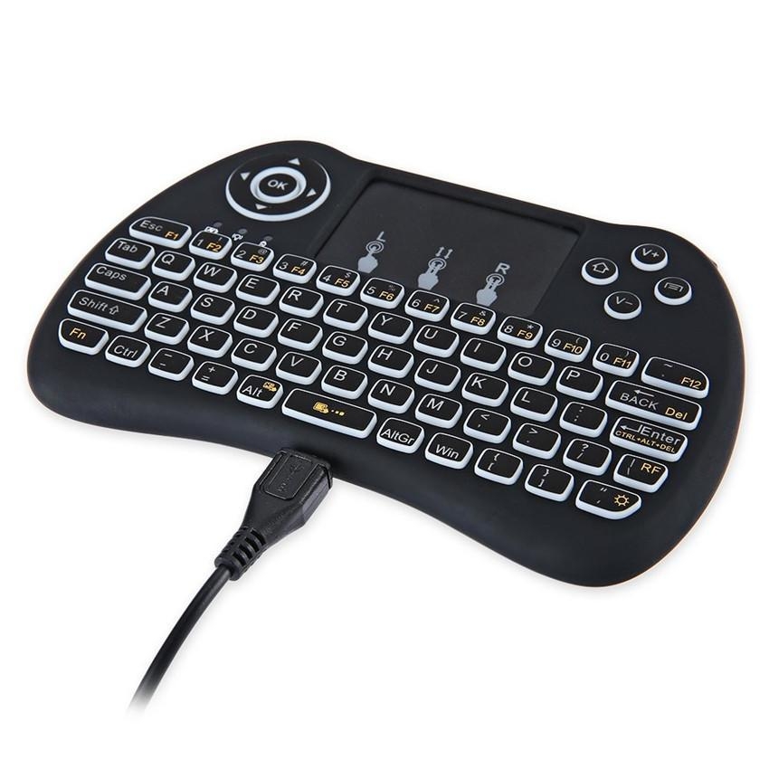 H9 Rétro-éclairage Mini Clavier VS Rii i8 MX3 C120 Claviers Sans Fil Fly Air Mouse Télécommande pour Mini PC TV Box Laptop PC