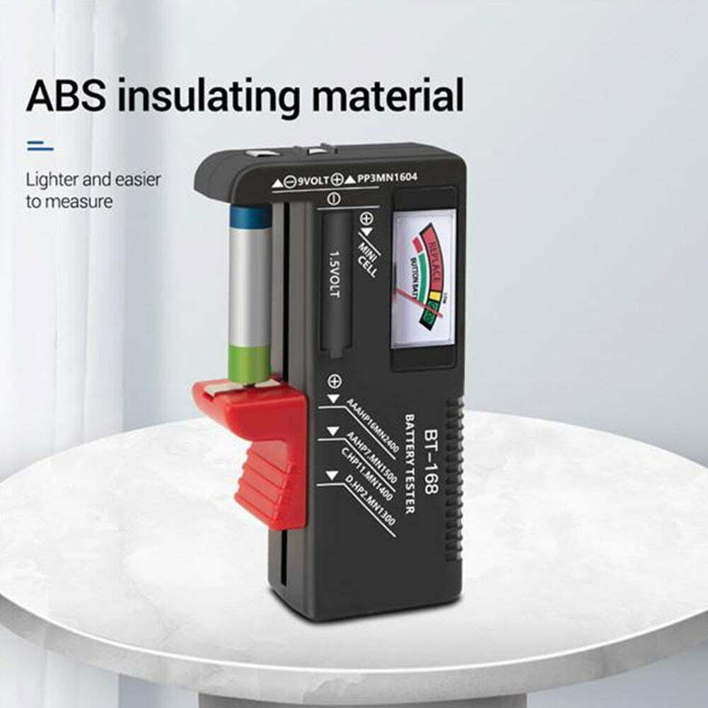 Portable Universal Battery Tester Tools Checker AA/AAA/C/D/9V/1.5V Button Cell O2P6