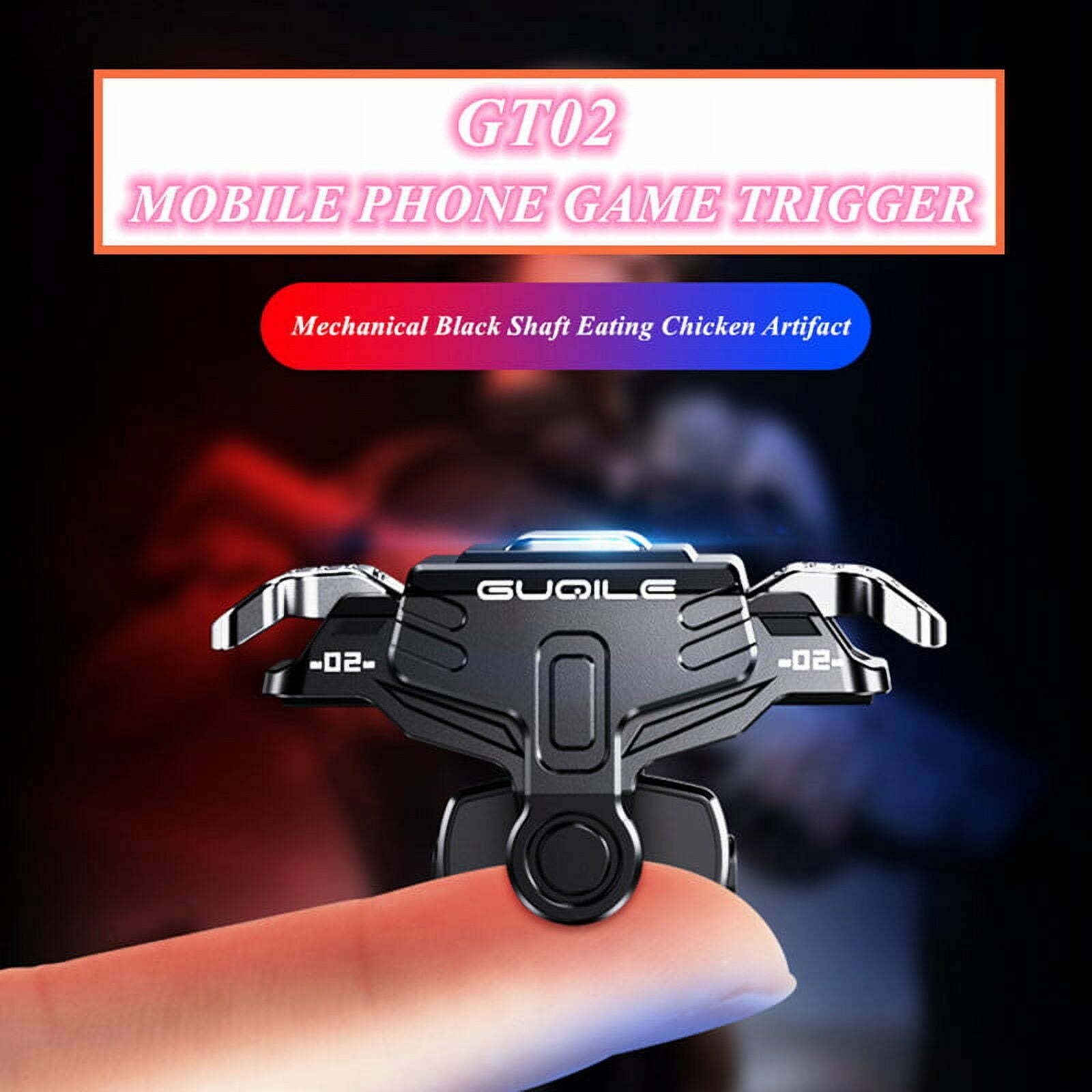 2 Pcs GT02 Game Trigger for Pubg AIM Shooting Button Controller Gamepad for Phone