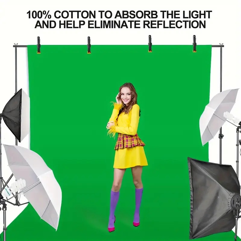 Photo Studio Backdrop Support System Wide High Adjustable details 5