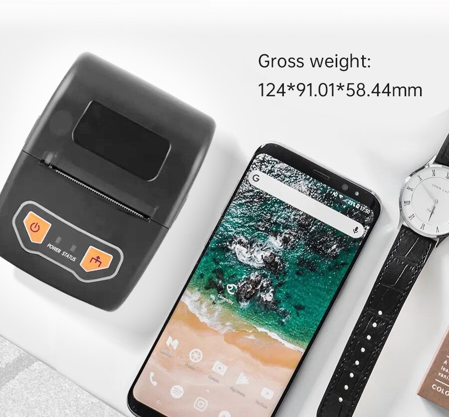 Xprinter XP-P502A Portable Bluetooth Pocket Mobile Printer POS Wireless Handheld 58mm Mini Mini receipt printer