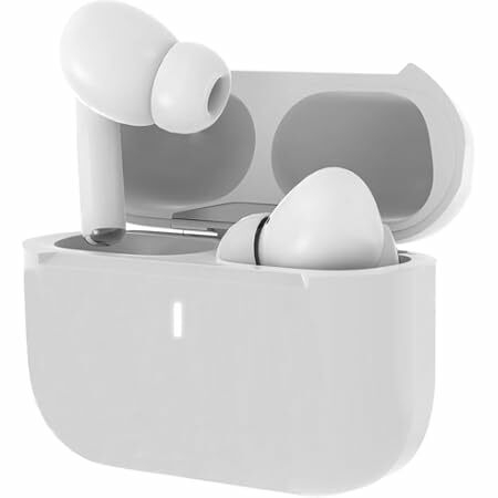 Écouteurs sans fil Pro (2e génération) Bluetooth 5.3 avec suppression automatique du bruit, basses profondes, stéréo, 40 heures d'autonomie, microphone intégré, contrôle tactile, étanchéité IPX7