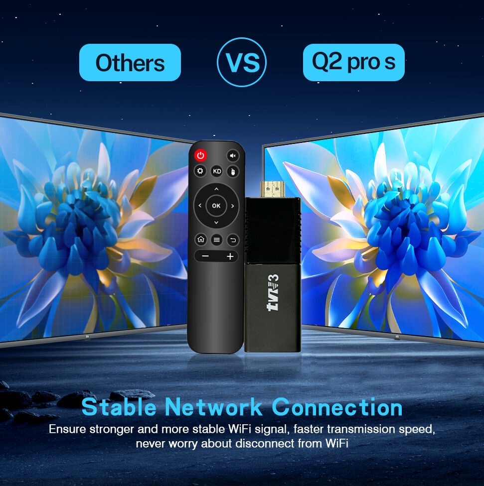 Meilleure vente TV Stick 4K Tvr3 Android 13 BT Mini PC Télécommande Quad 2.4G 5G Double Wifi 1GB RAM 8GB ROM Similaire à Fire Stick