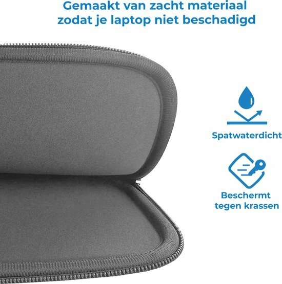 Housse pour ordinateur portable et Macbook - 13,3 pouces - Gris