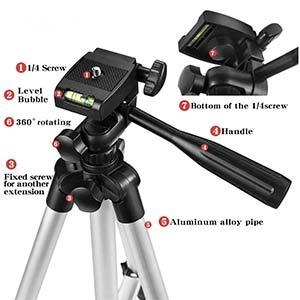 camera tabletop Lightweight trip tripod stick