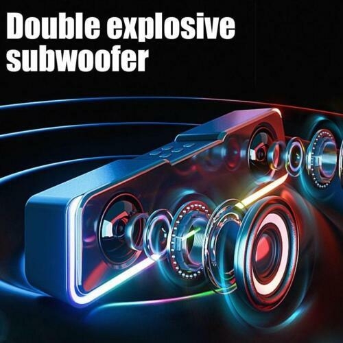 Son caisson basses Haut-parleur Bluetooth 5.3 Son 4 unités Double klaxon diap с~ - Photo 4/11